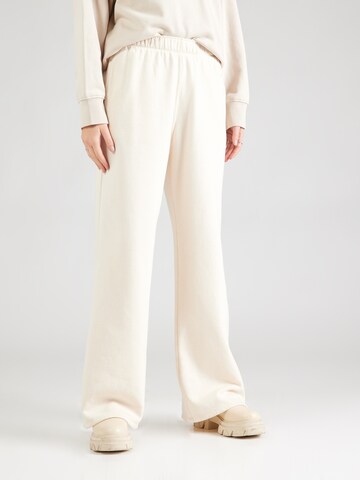 Wide Leg Pantalon HOLLISTER en beige : devant