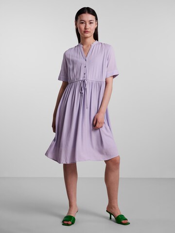 PIECES Shirt Dress 'OTENA' in Purple