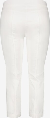 SAMOON Slim fit Pants in White