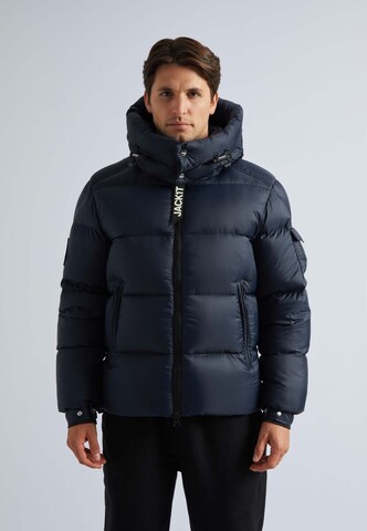 JACK1T Outdoor jacket in Blue: front