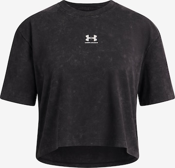 UNDER ARMOUR Performance shirt 'Rival' in Black: front