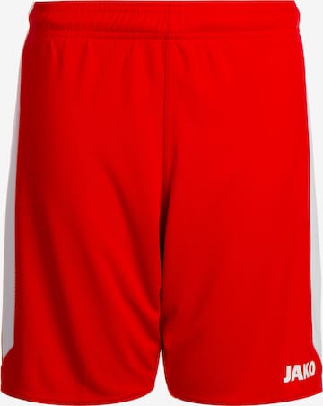 JAKO Regular Workout Pants in Red: front