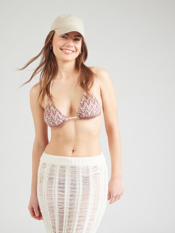 BeckSöndergaard Triangle Bikini top in Pink