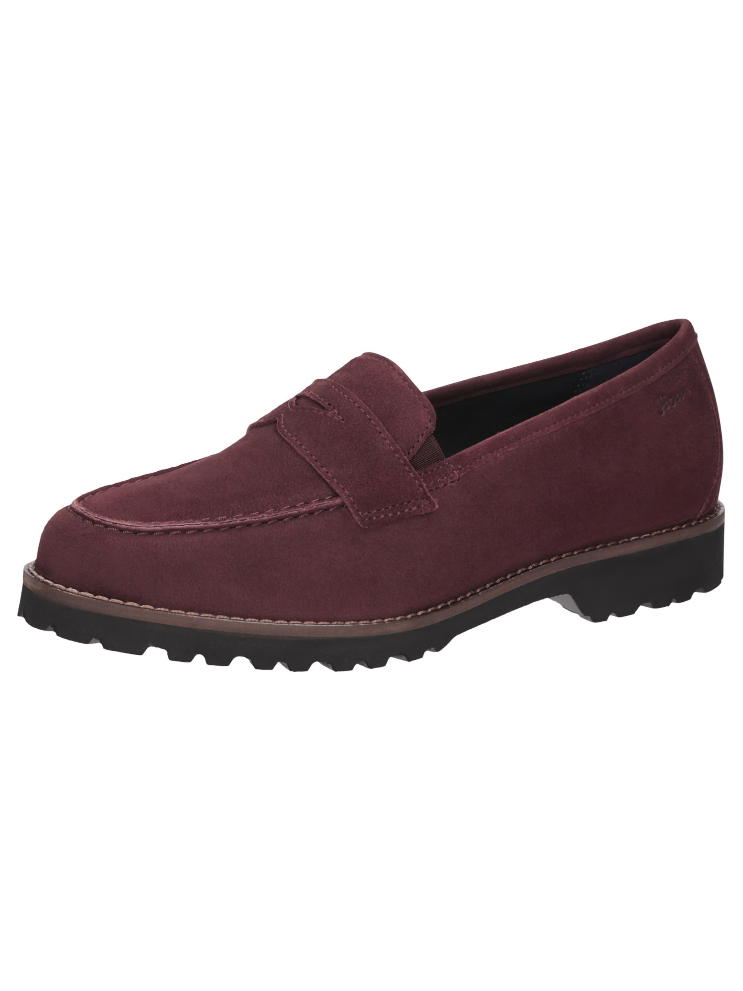 SIOUX Instappers ' Meredith-709-H ' in 35 in de kleur Donkerrood, Productweergave