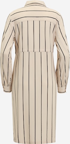 MAMALICIOUS Shirt Dress 'ROCIO' in Beige