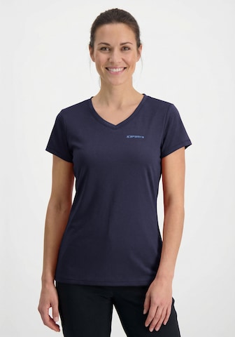 ICEPEAK Funktionsshirt in Blau: Vorderseite