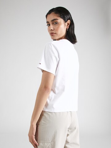 Tommy Jeans Μπλουζάκι 'ESSENTIAL 2+' σε λευκό