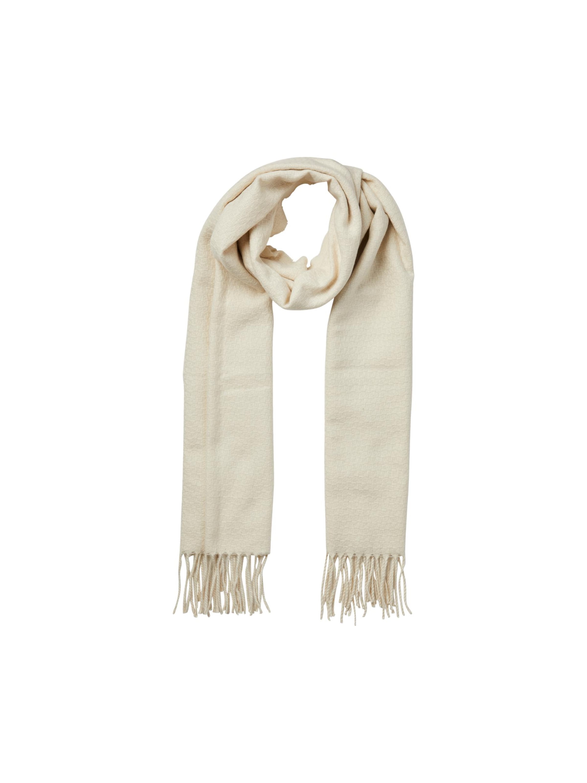 PIECES Halsduk 'PCCella' i vit: framsida