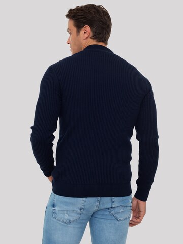 Sir Raymond Tailor Knit Cardigan 'Milan' in Blue