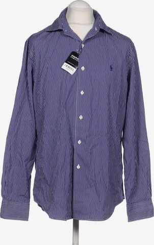 Polo Ralph Lauren Button Up Shirt in L in Purple: front