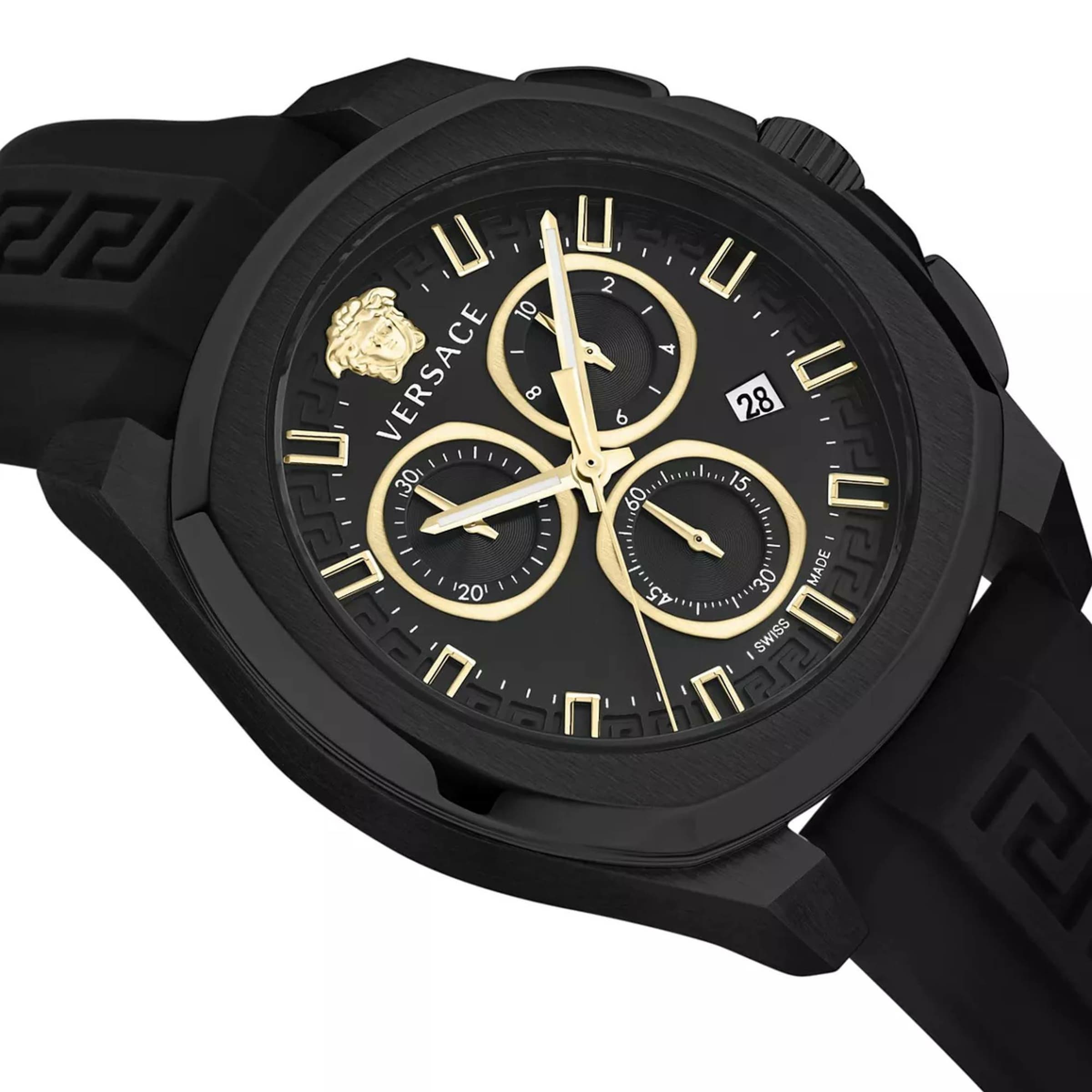 VERSACE Uhr in Schwarz