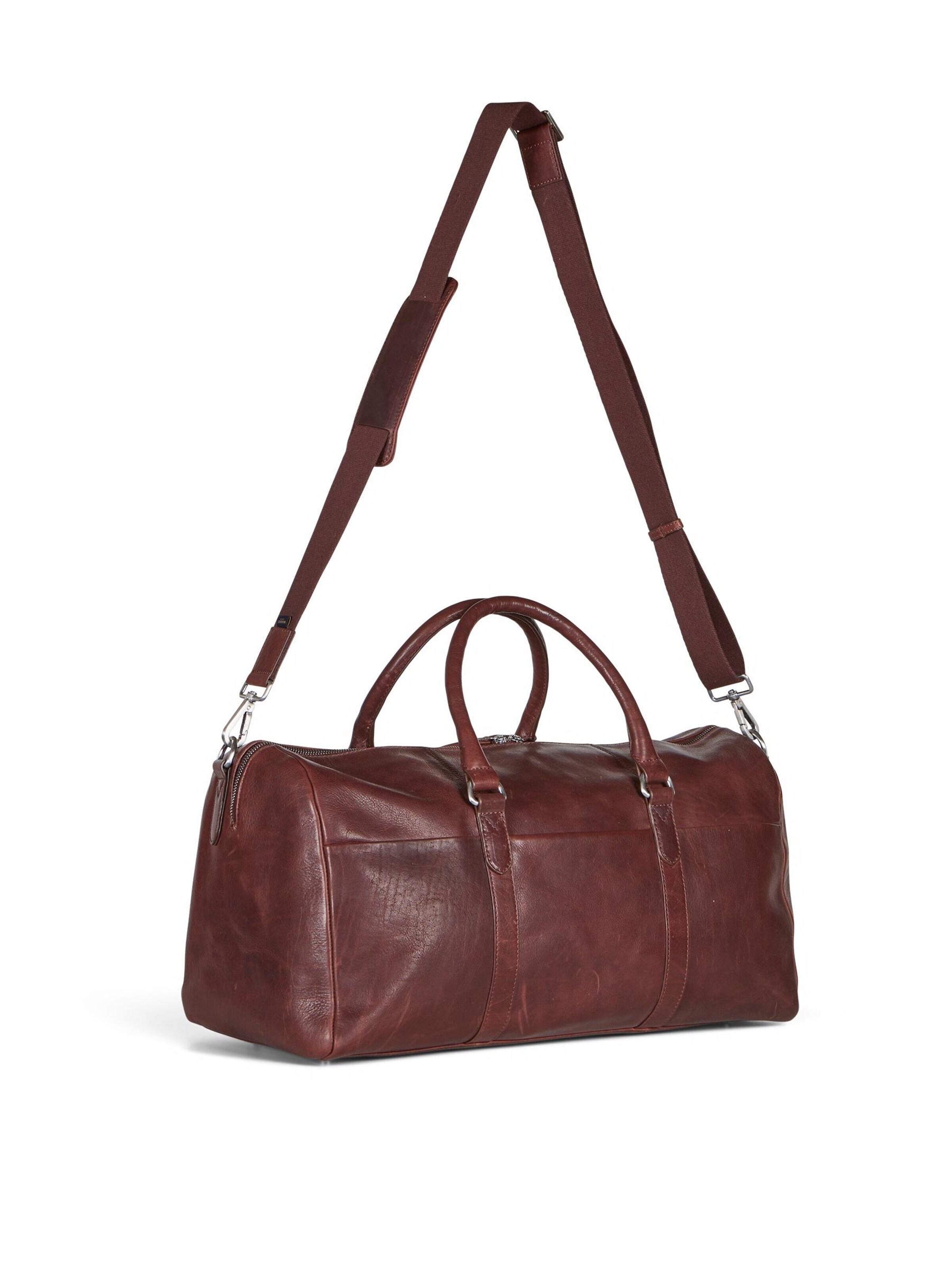 Borsa weekend 'Weekend Bag Victor Brown' di Howard London in marrone