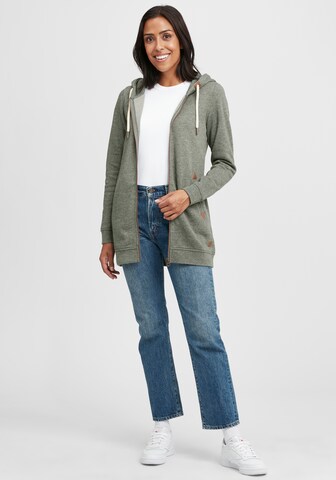 Oxmo Zip-Up Hoodie 'Vicky' in Green