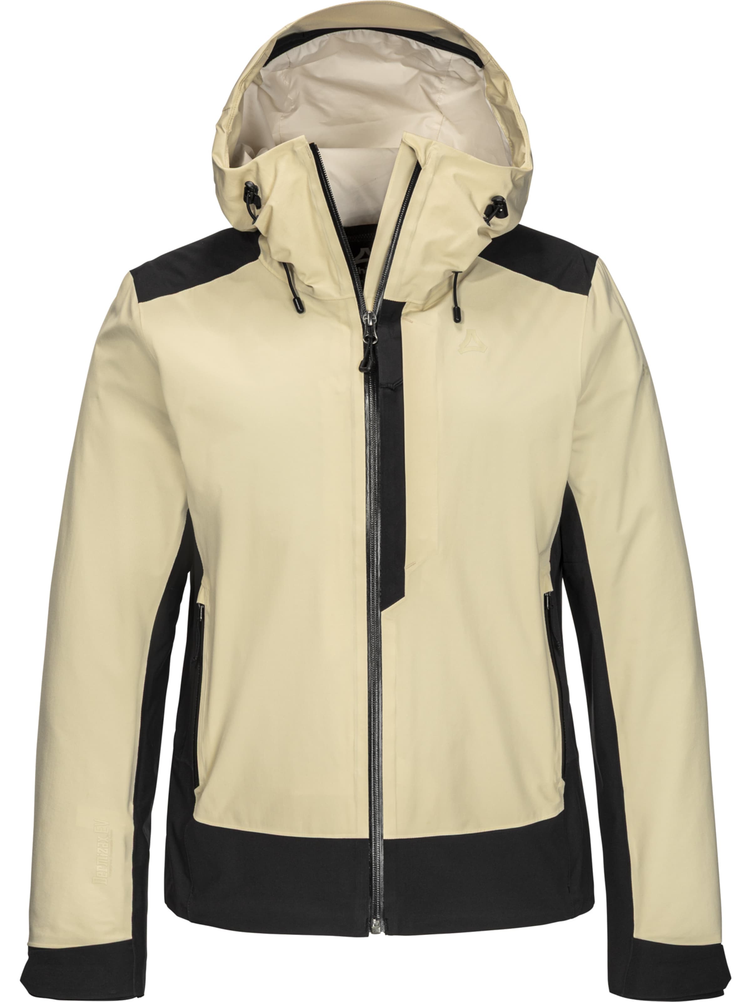 Schöffel Outdoorjas '2L Refoca' in Beige: voorkant