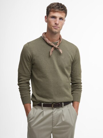 Pull-over Barbour en vert : devant