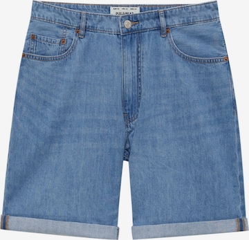 Pull&Bear Regular Jeans i blå: framsida