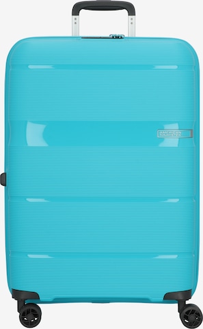 American Tourister Trolley 'Linex' in Blauw: voorkant