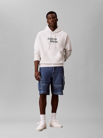 Calvin Klein Jeans Regular Broek in Blauw: voorkant