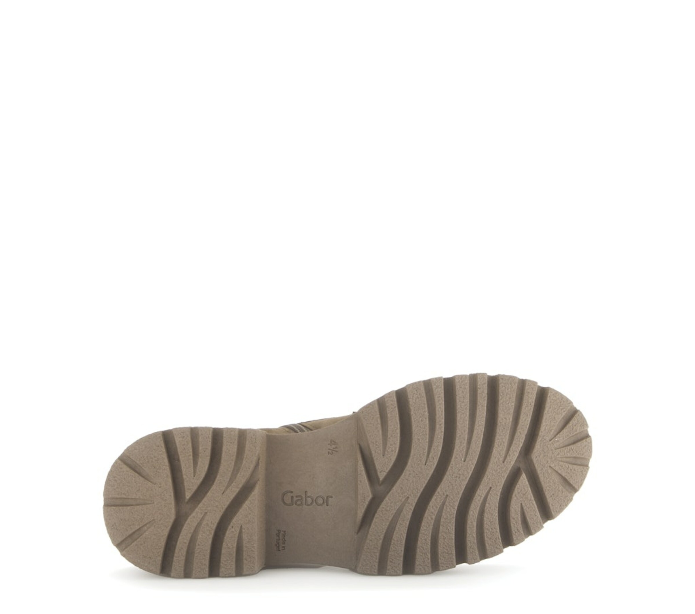 GABOR Lace-up bootie in Beige