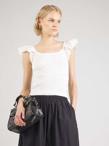 ONLY Top 'ONLGWEN' in White: front