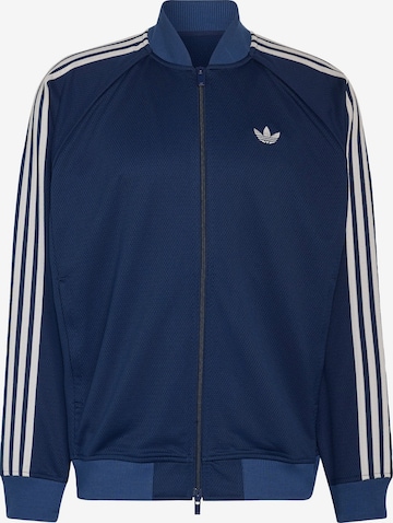 ADIDAS ORIGINALS Sweat jacket 'SST Adicolor Classics' in Blue: front