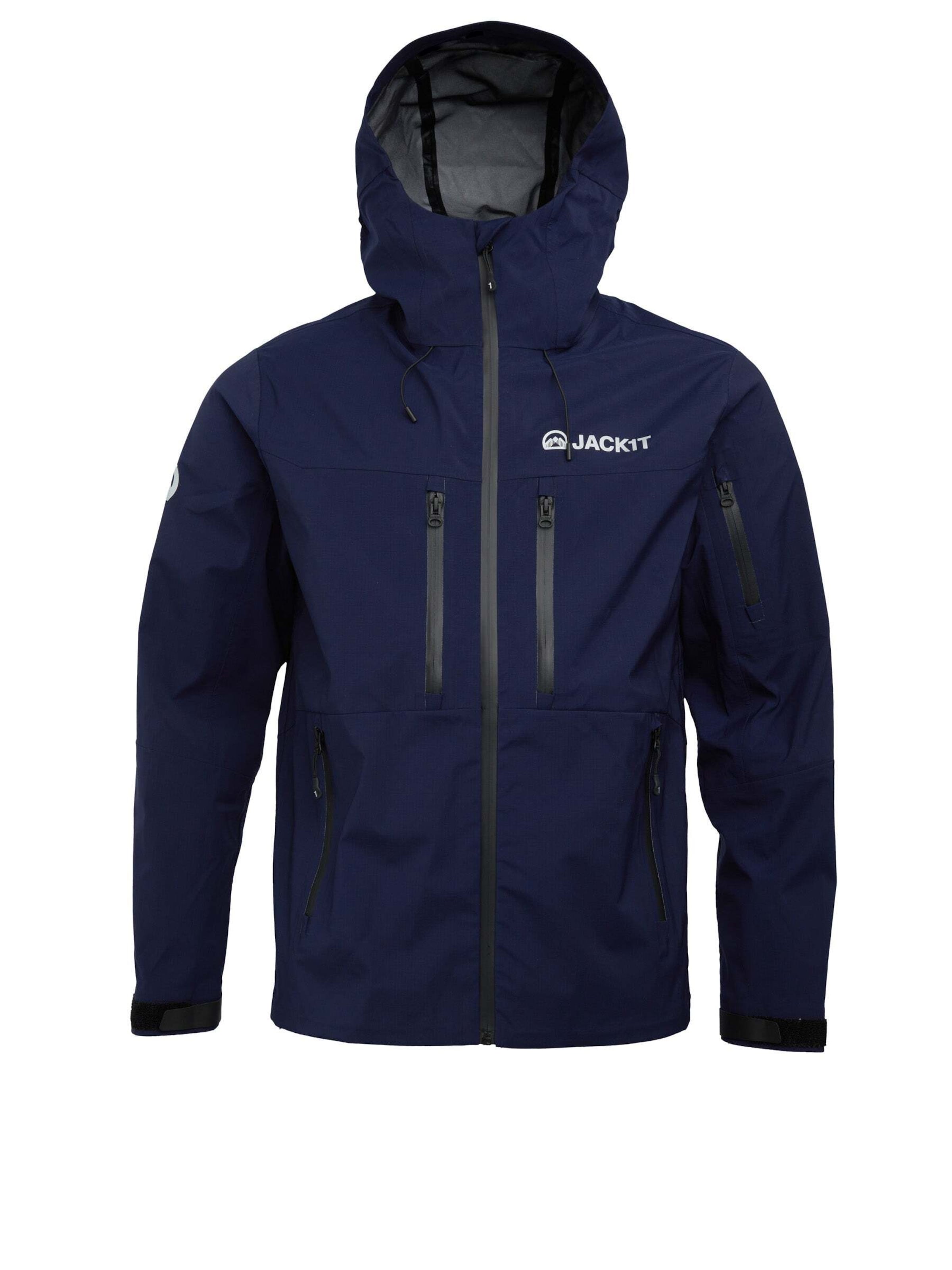 JACK1T Functionele jas 'Lithium' in Blauw: voorkant