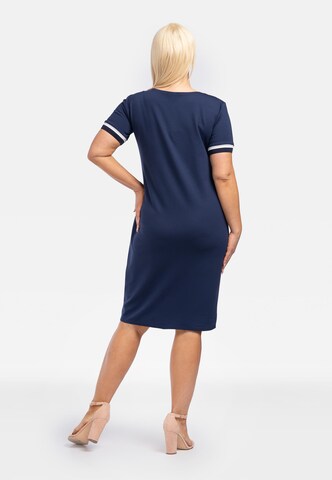 Karko Knitted dress 'RAMONA' in Blue