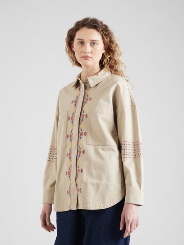 ONLY Jacke 'INDY' in Beige: Vorderseite