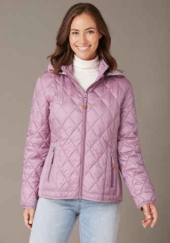 JUNGE Between-Season Jacket in Pink: front