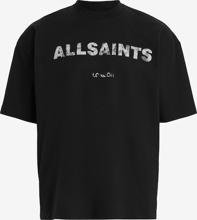 AllSaints T-Shirt 'FLOCKER' in grau / schwarz / weiß, Produktansicht