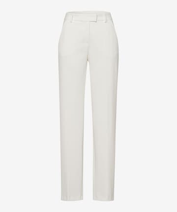 BRAX - regular Pantalón de pinzas 'Maine' en blanco: frente