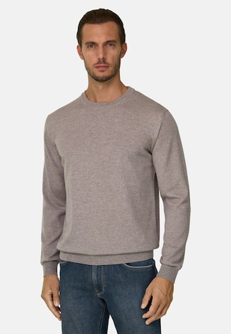 Pull-over Boggi Milano en marron : devant