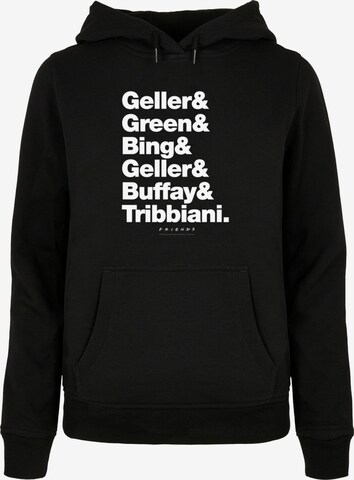 Sweat-shirt 'Friends - Surnames' ABSOLUTE CULT en noir : devant