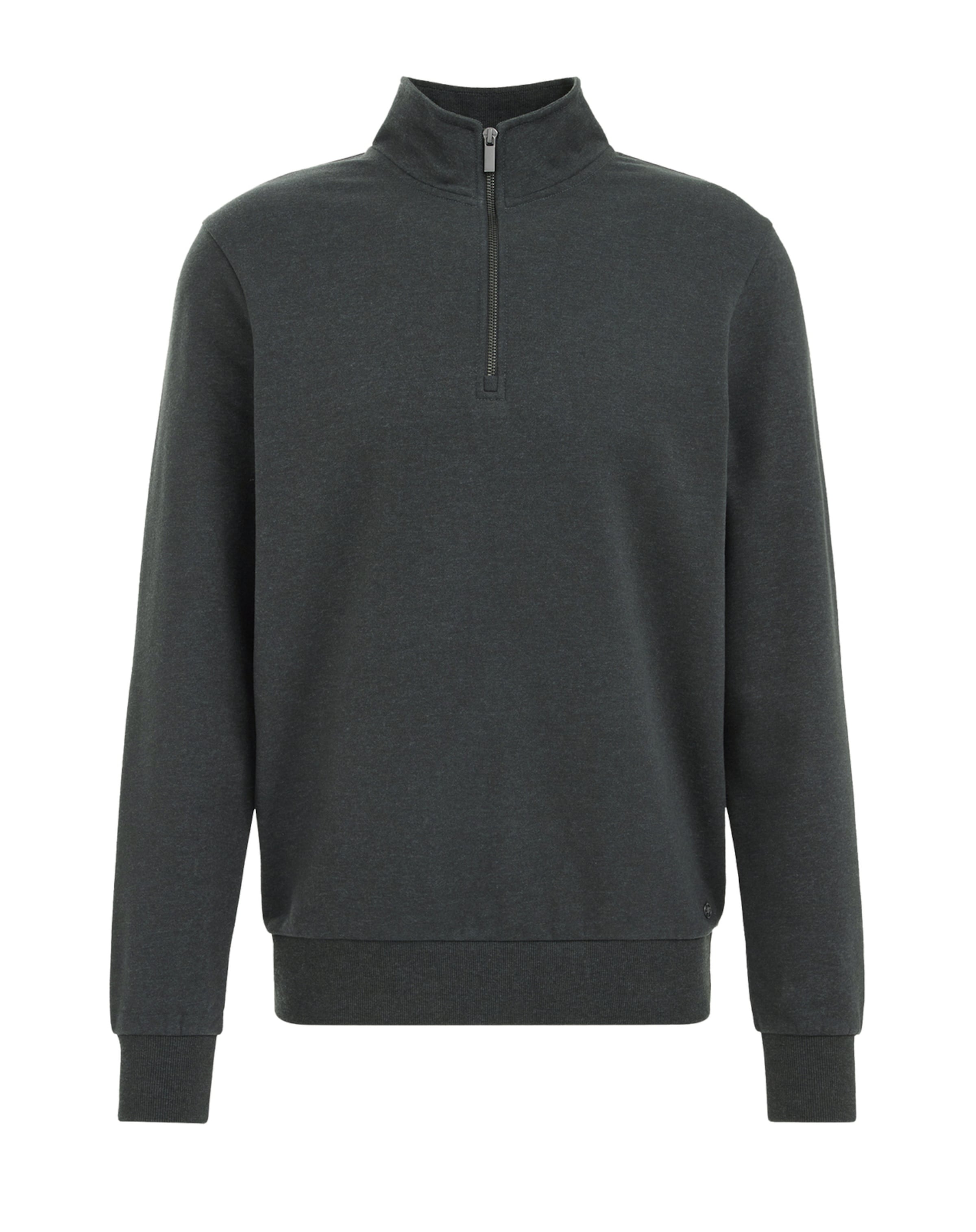 WE Fashion Sweatshirt in Groen: voorkant