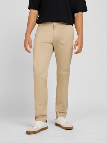 WOTEGA Regular Chino Pants in Beige: front