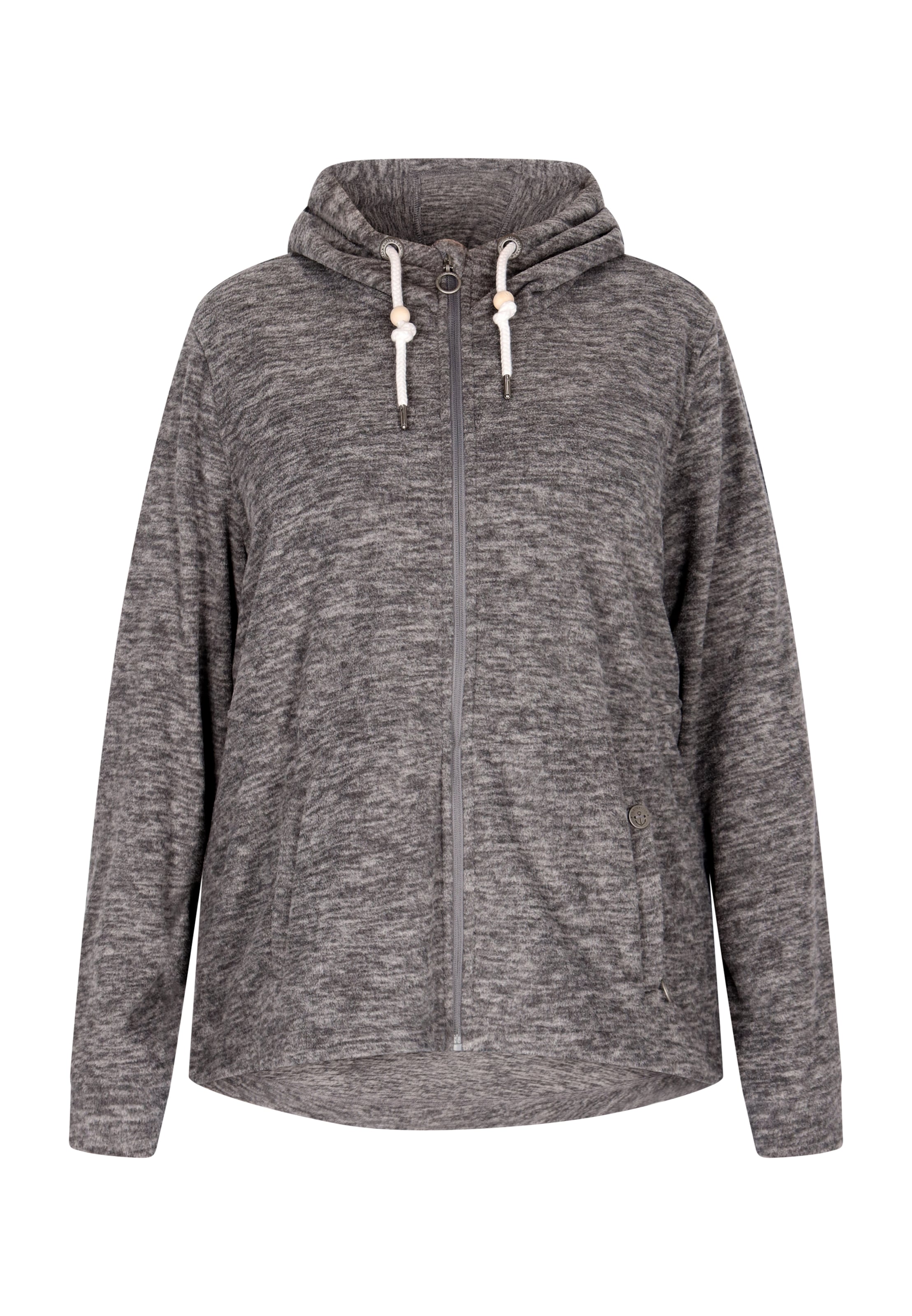 DreiMaster Maritim Поларено яке в сиво: отпред