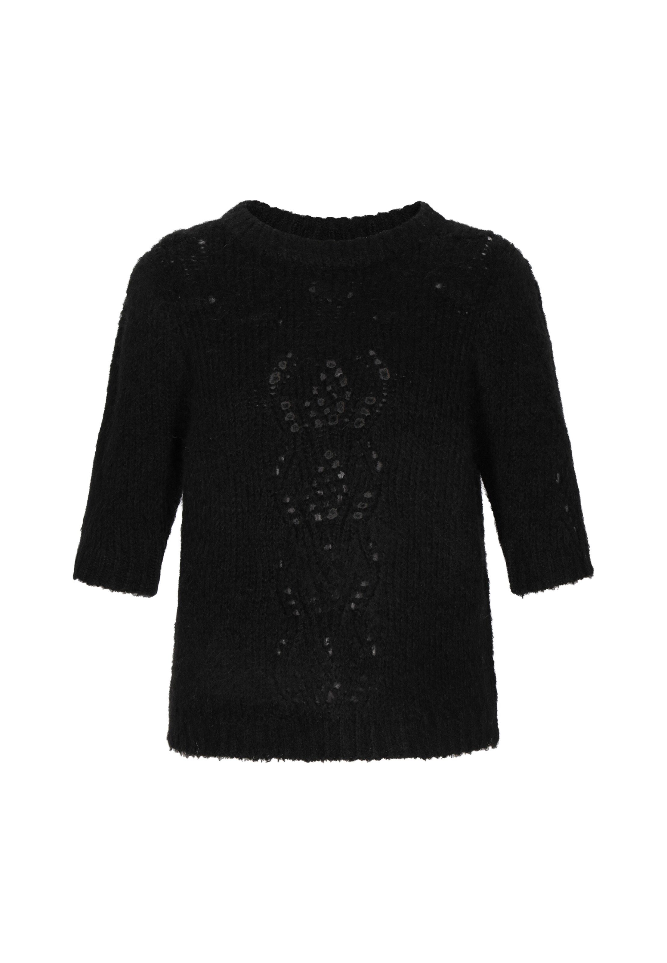 DreiMaster Vintage Trui in Zwart: voorkant