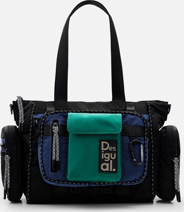 Desigual - Bolso de mano en azul: frente