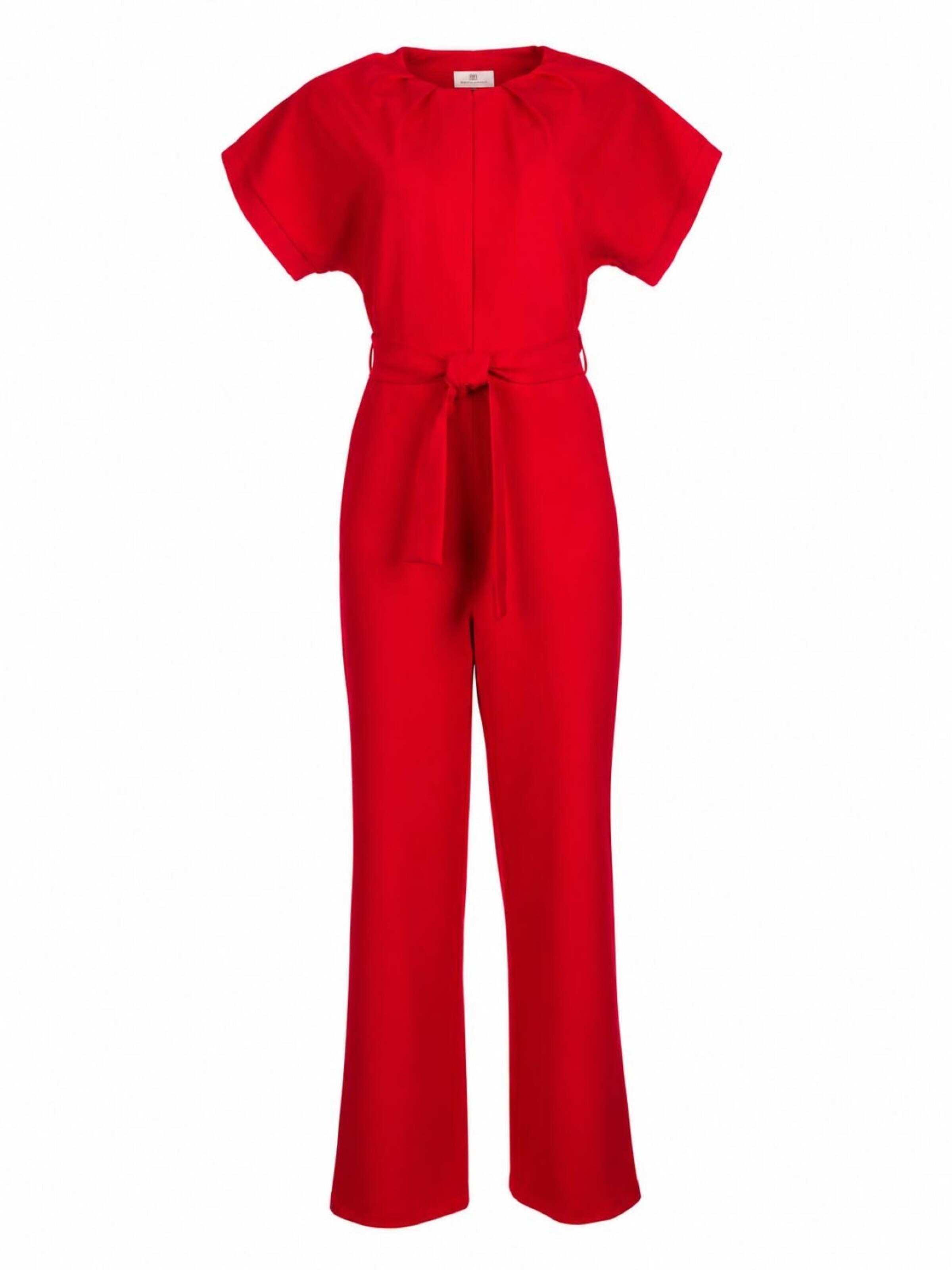 BIBI SAKALIEVA - Jumpsuit 'Red Wide-Leg Jumpsuit' en rojo