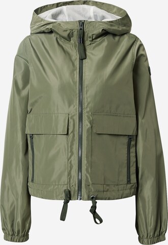 QS Between-Season Jacket in Green: front