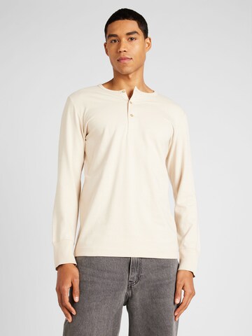 T-Shirt 'PHILLIP' SELECTED HOMME en beige : devant