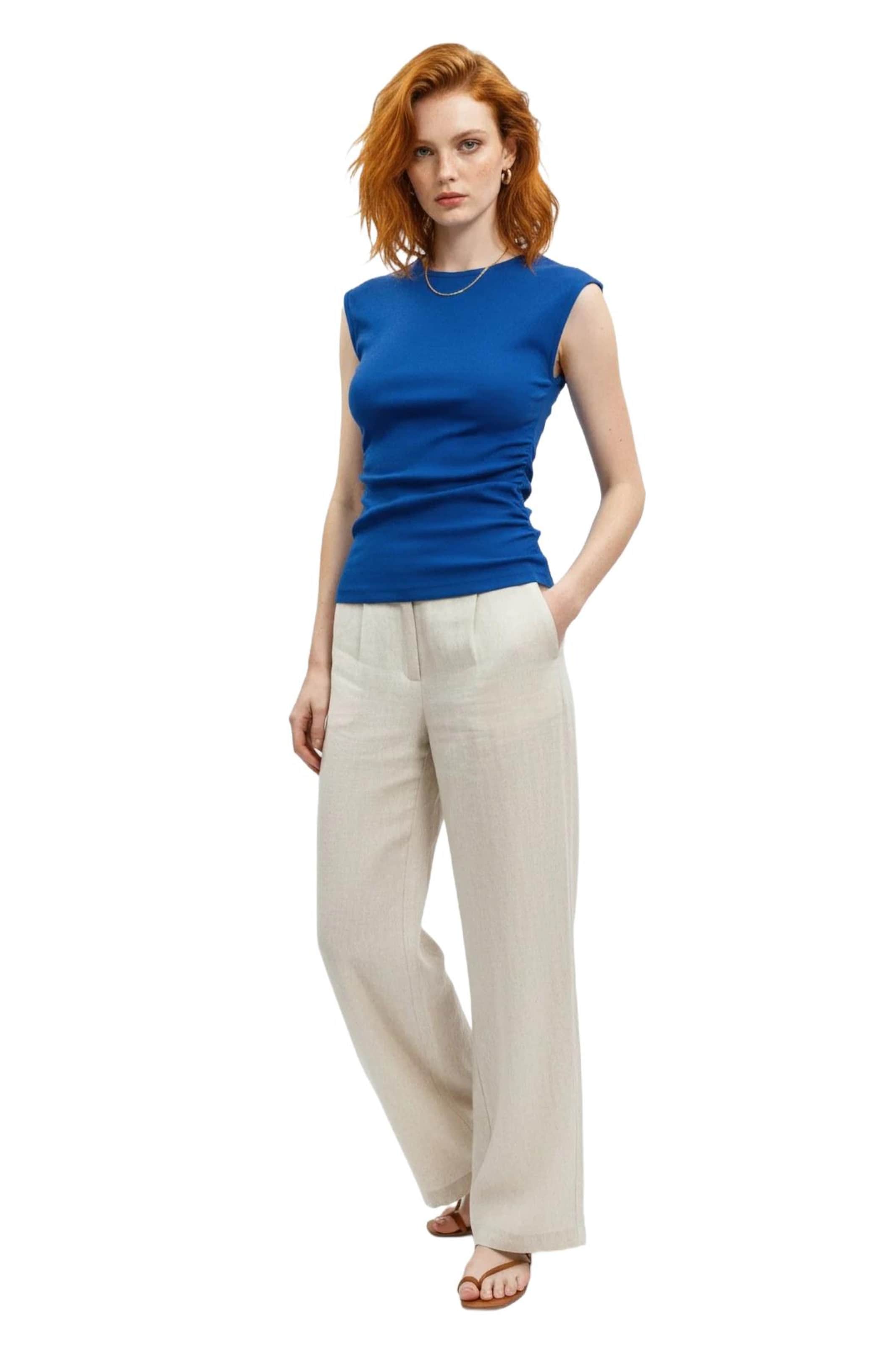 Haut No Matter What en bleu