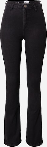 Urban Classics Boot cut Jeans in Black: front