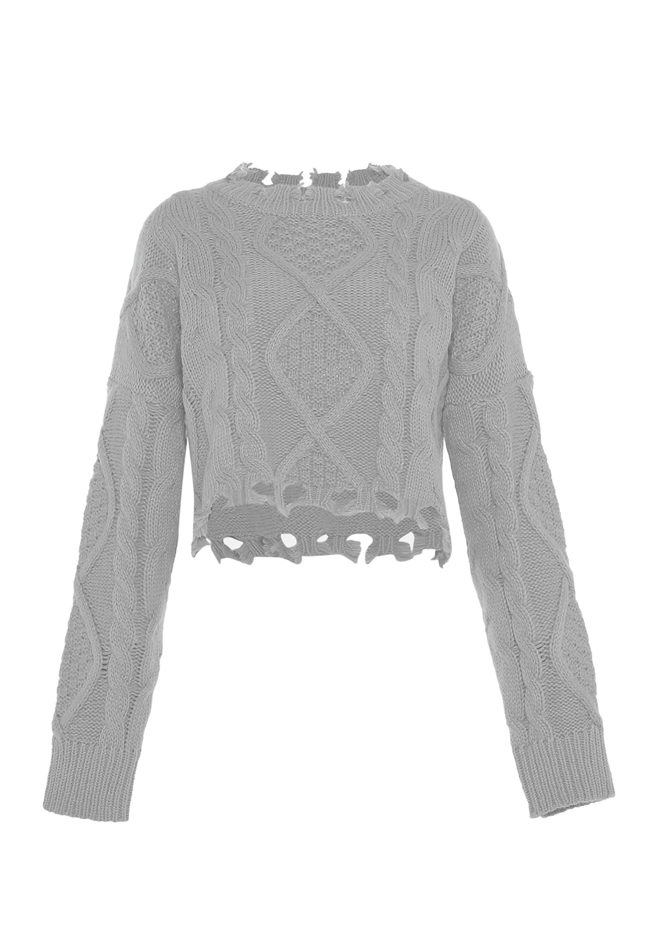 aleva - Pullover em cinzento: frente