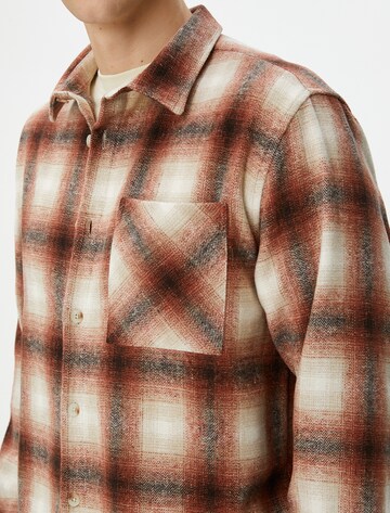 Koton Regular fit Button Up Shirt in Orange