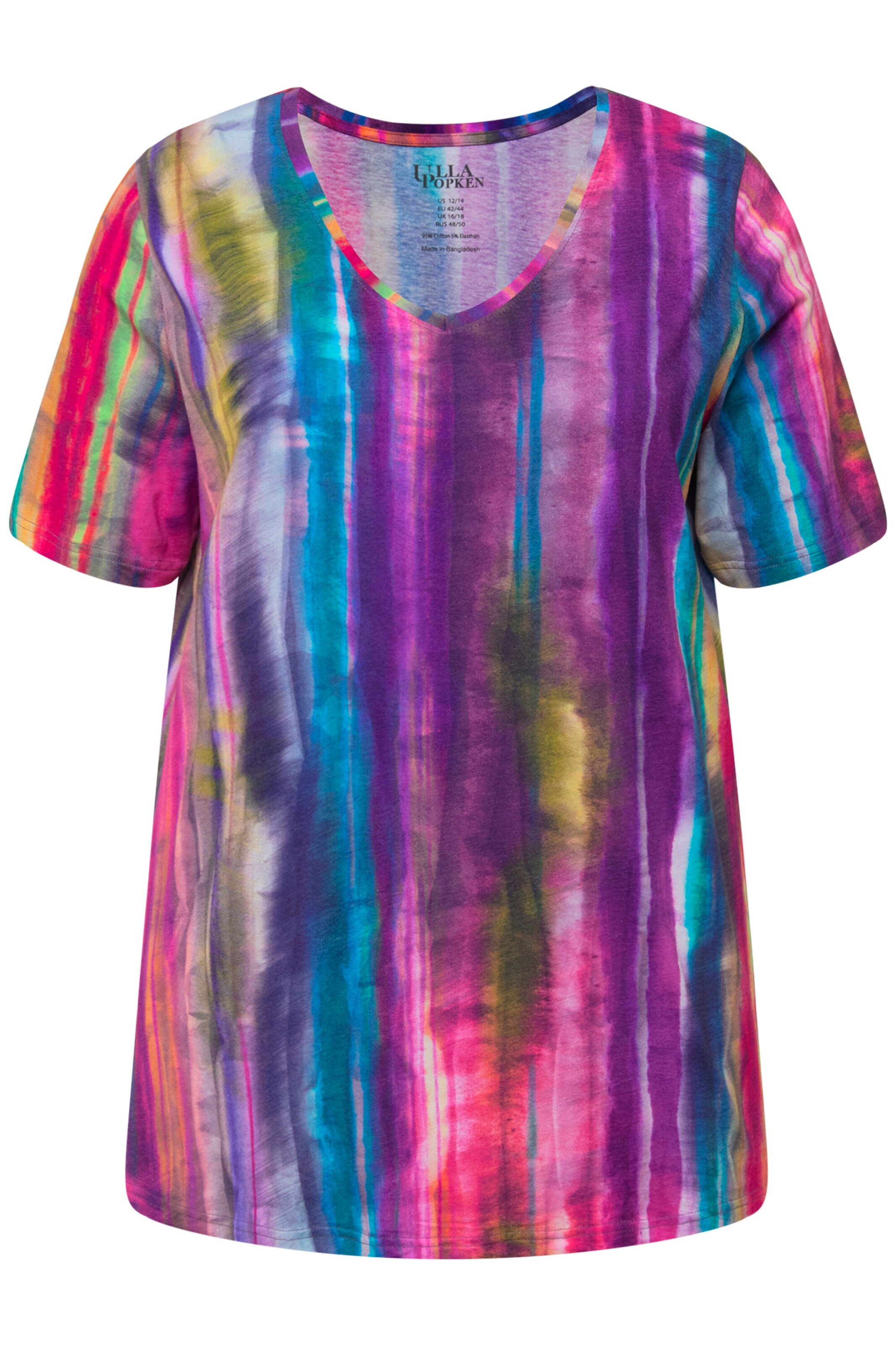 Ulla Popken Shirt in Gemengde kleuren: voorkant