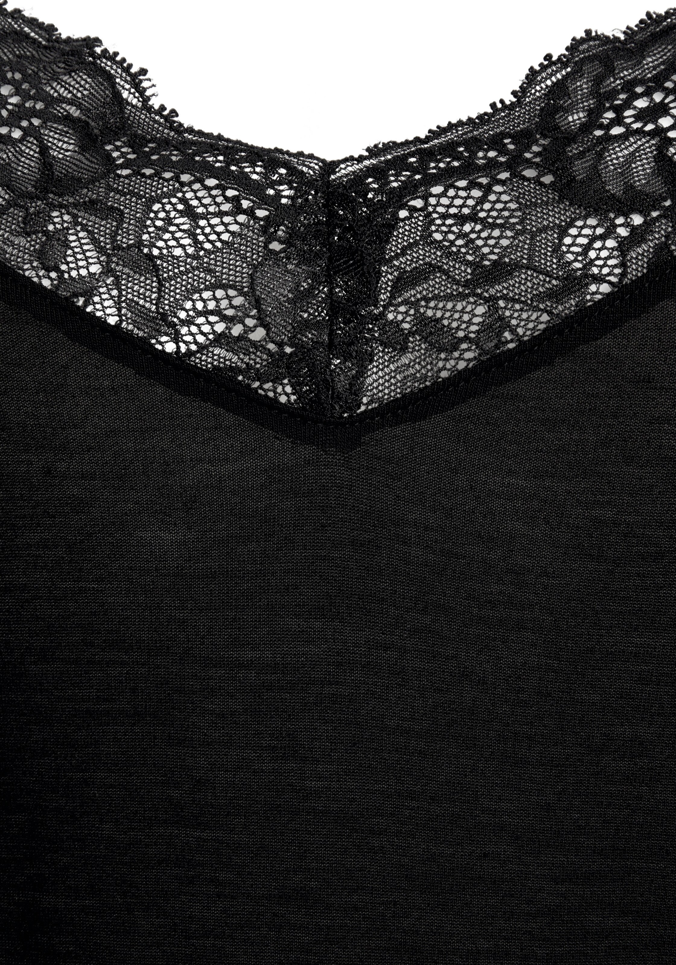 LASCANA Koszula nocna w kolorze czarny