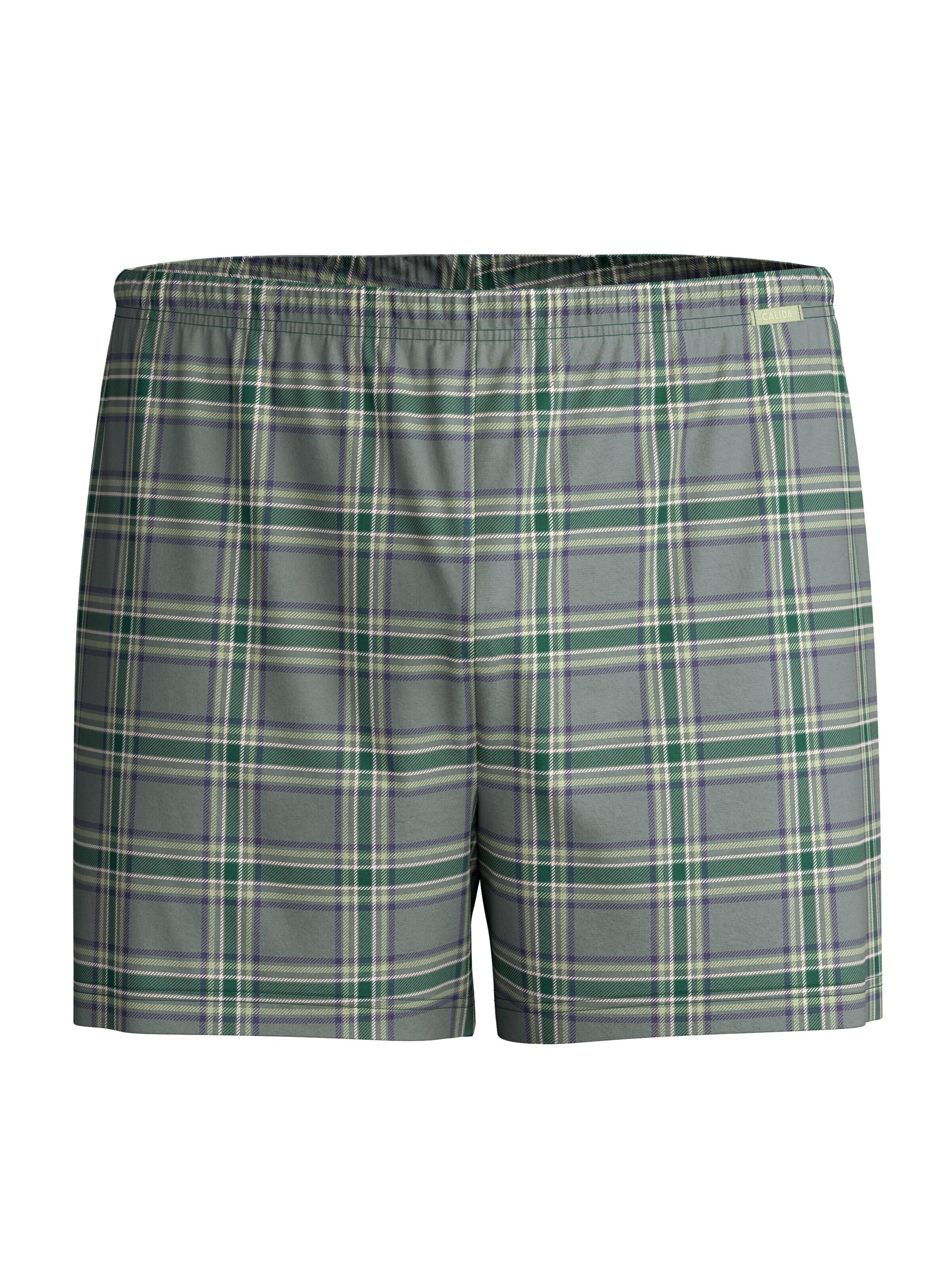 CALIDA Boxer shorts 'Prints' in Green: front