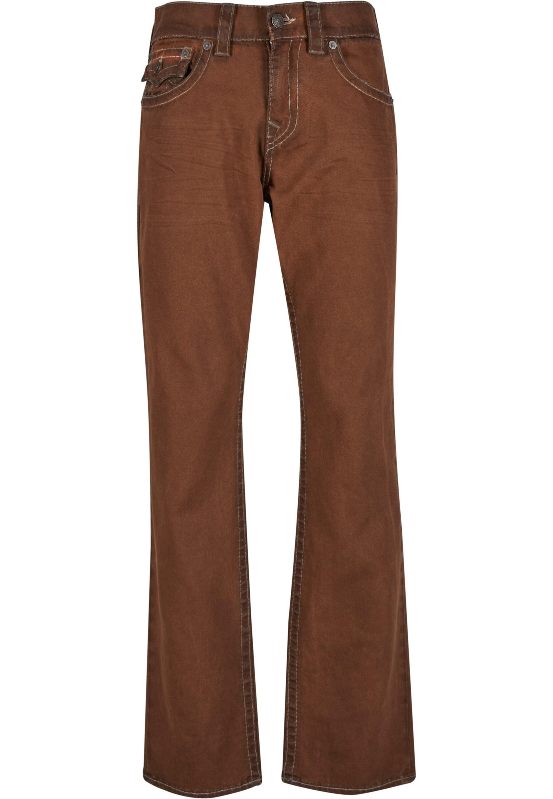 True Religion Regular Jeans 'Ricky' in Bruin: voorkant