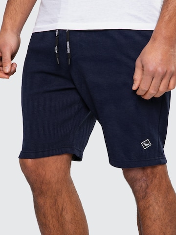 Threadbare Regular Shorts 'Ottoman' in Blau